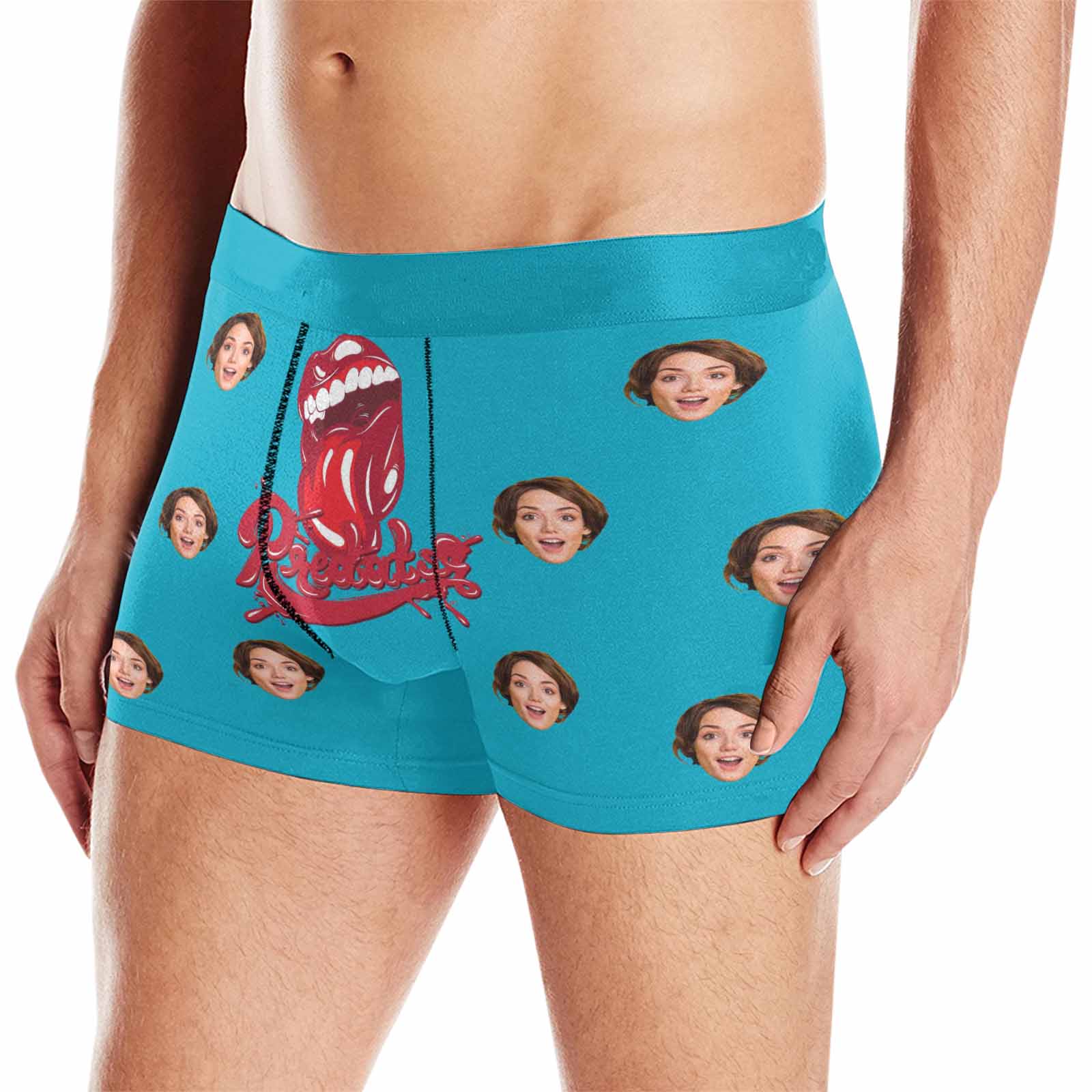 Valentine's Day Custom Face Underwear for Men with Faces Men Boxer