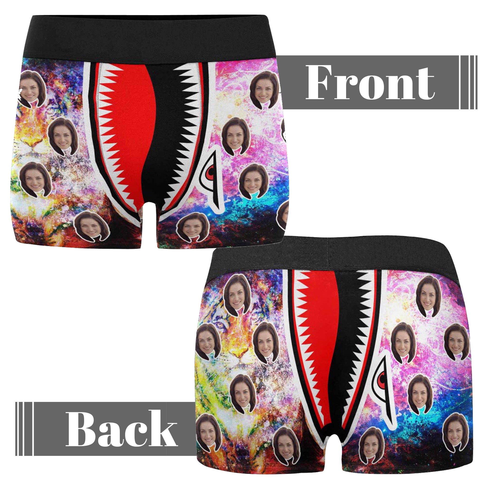 Custom Boxers for Men with Face on Mens Novelty Boxers Briefs