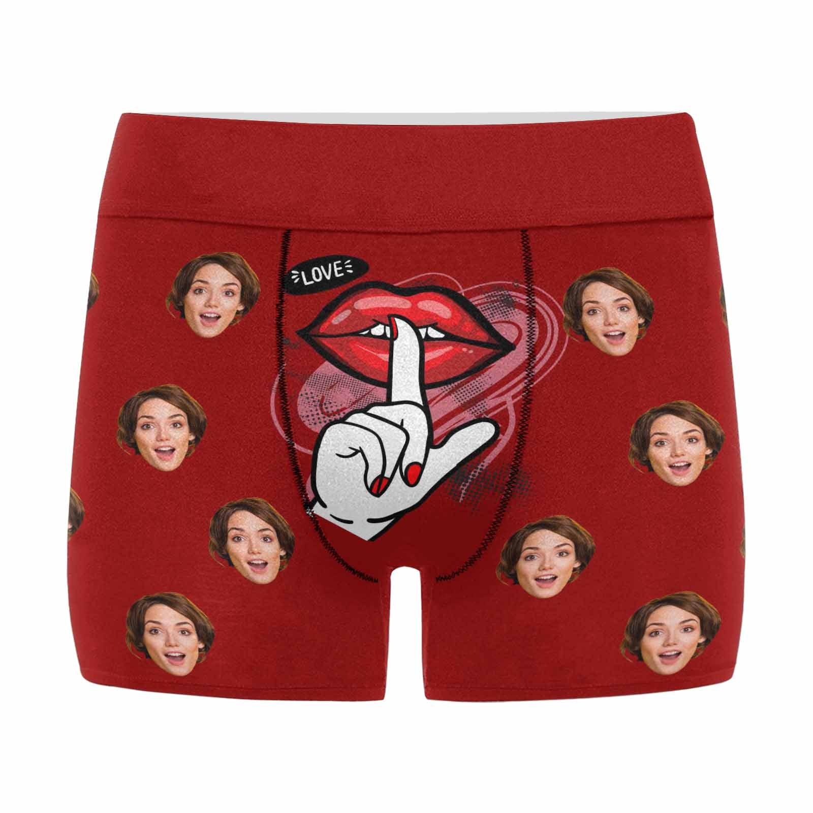 Personalized Mens Boxer Briefs with Funny Photo Face Custom Underpants  Printed Gifts for Valentine for BF(XS-XXXXXL)