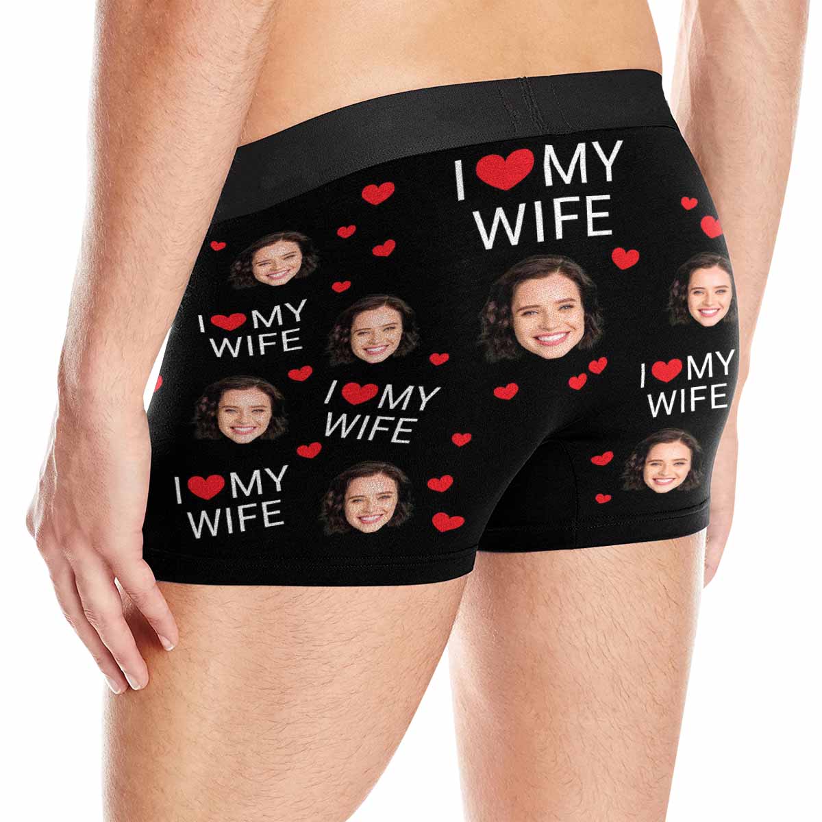 I Love My Wife Custom Boxers - Personalized Boxers – Super Socks
