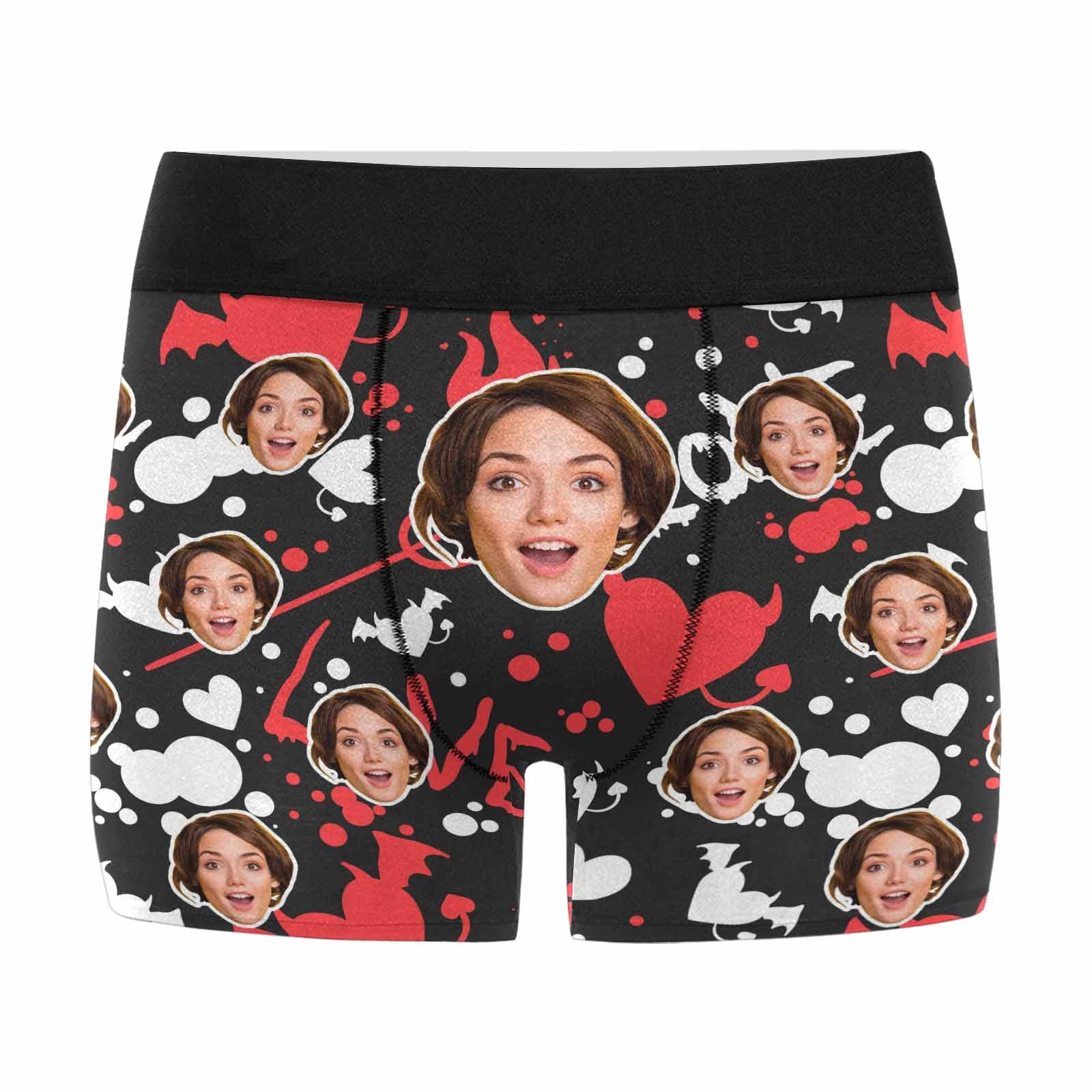Custom Boxers for Men with Face on Novelty Boxer Briefs Personalized B –  Zenzzle
