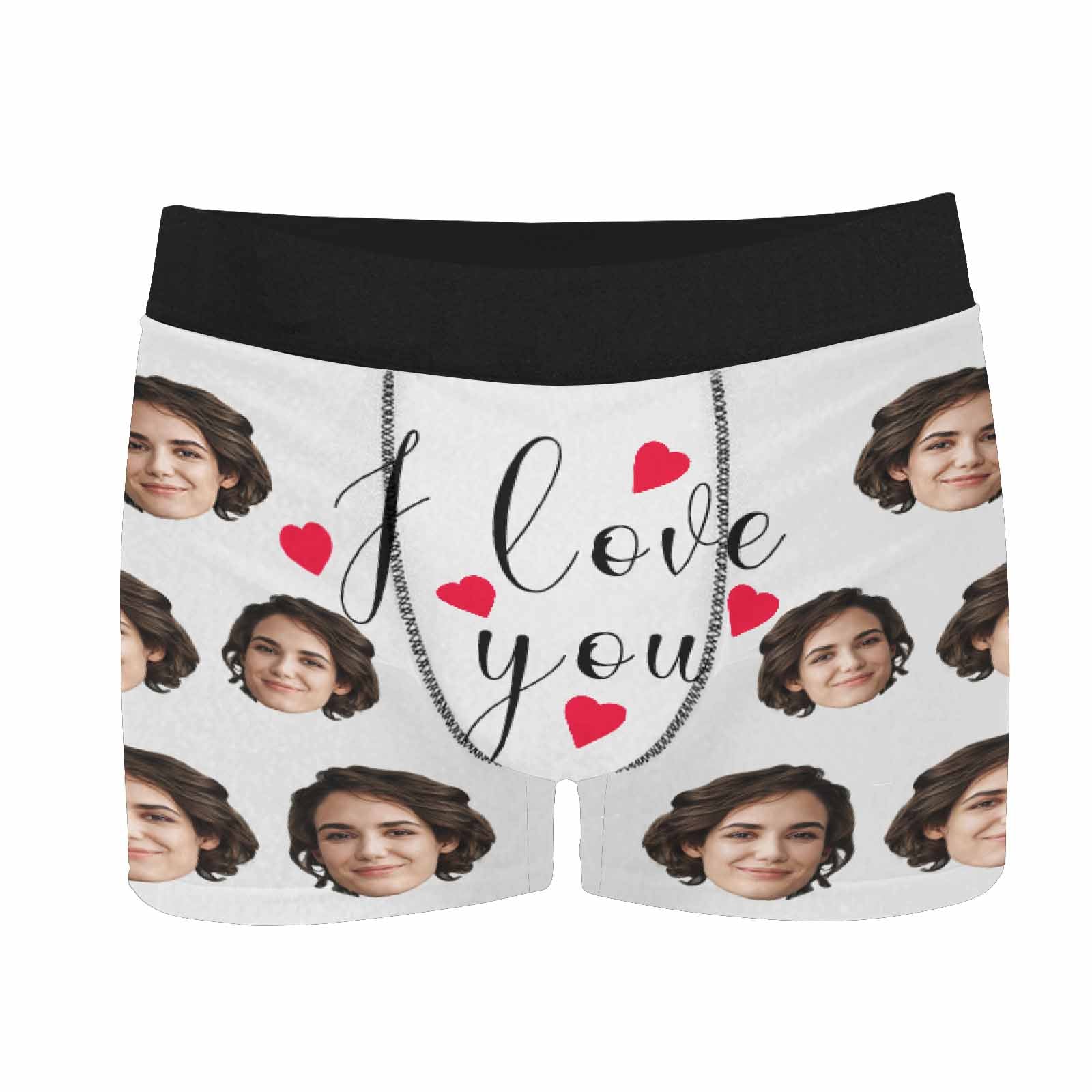 Valentine's Day Custom Faces Underwear for Men with Faces on Novelty B –  Zenzzle