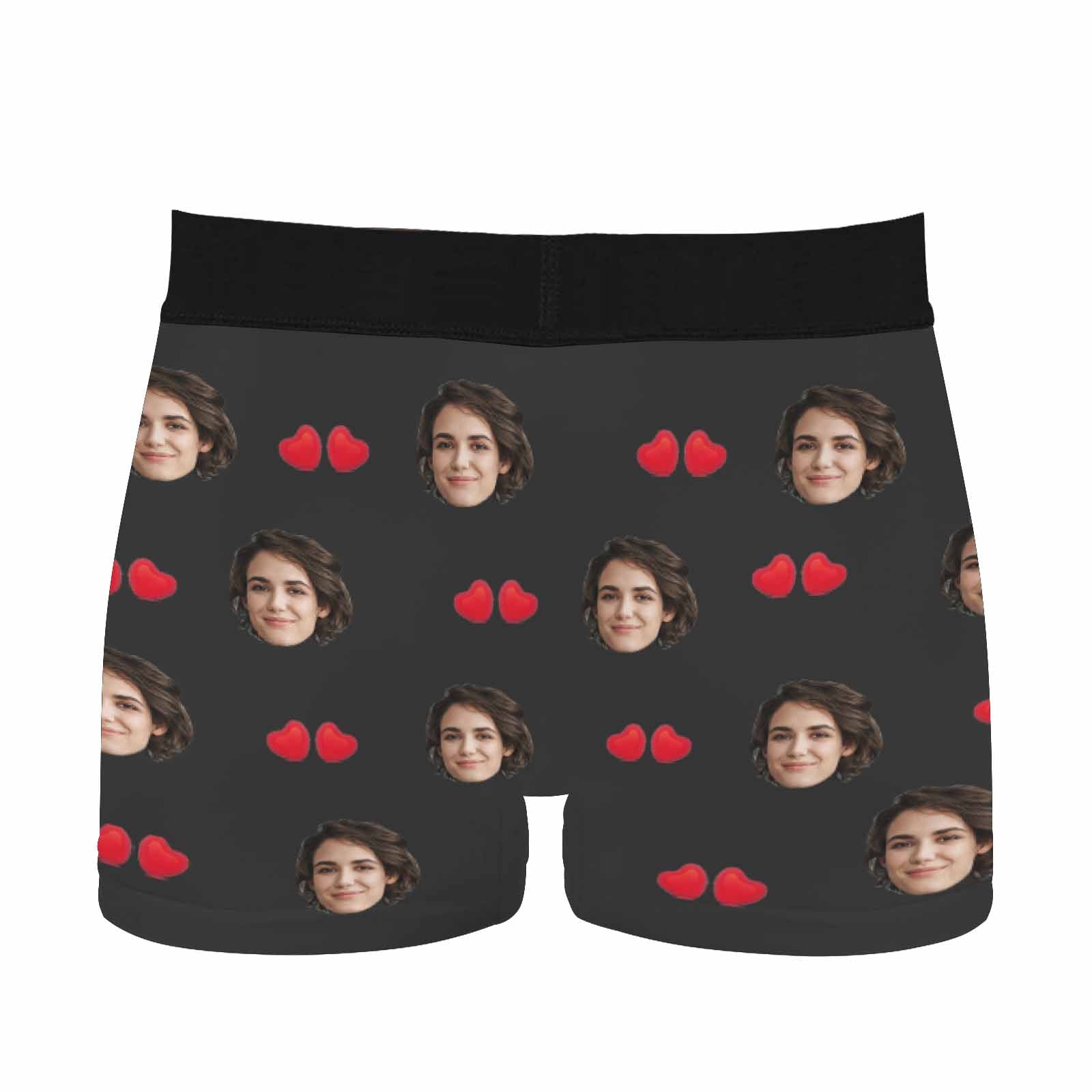 Valentine's Day Personalized Face Underwear for Men with Face on Novel –  Zenzzle