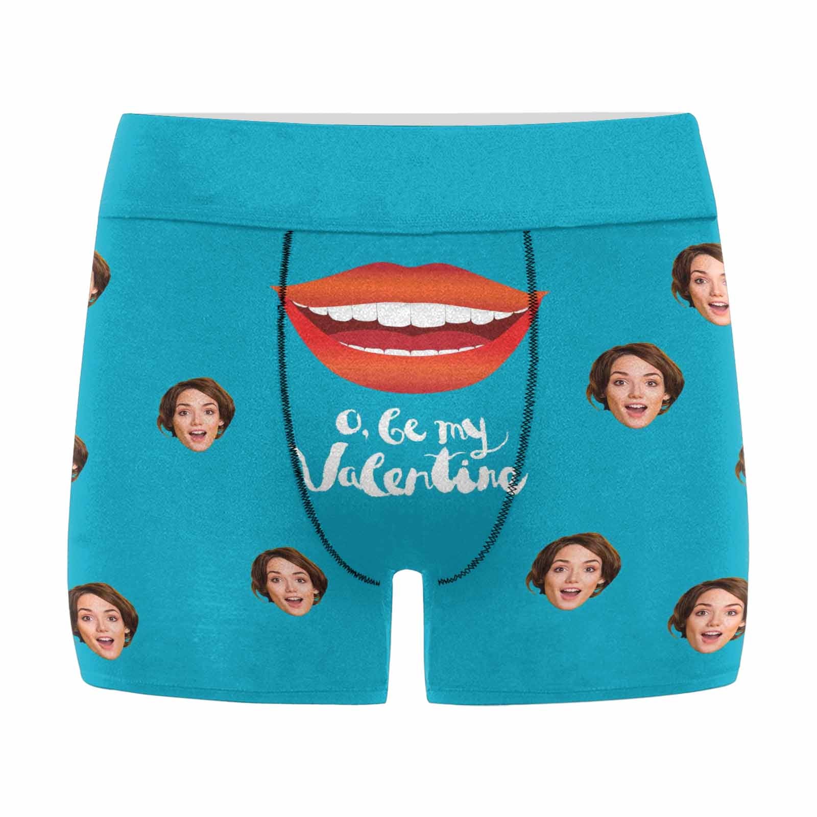 Valentine's Day Custom Face Underwear for Men with Faces Men Boxer