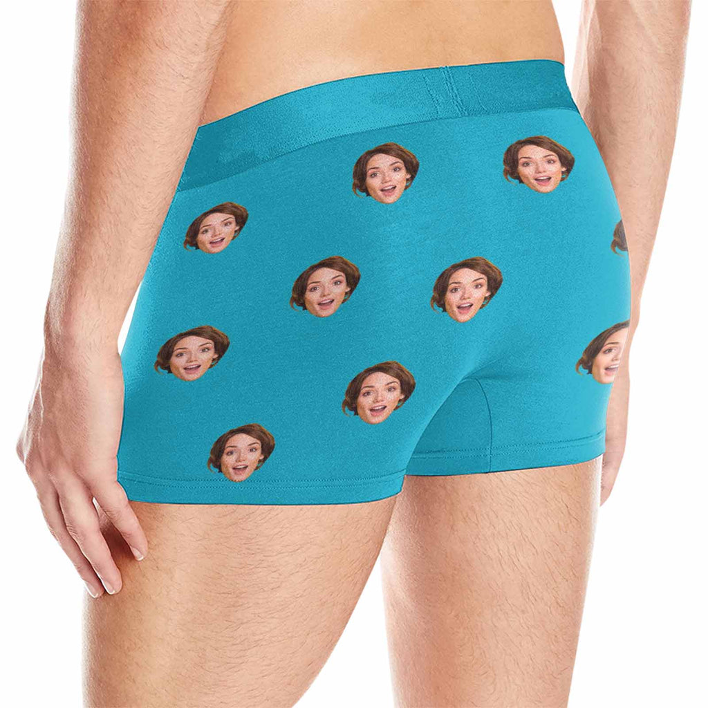 Valentine's Day Custom Women Face Boxer Briefs for Men with Faces