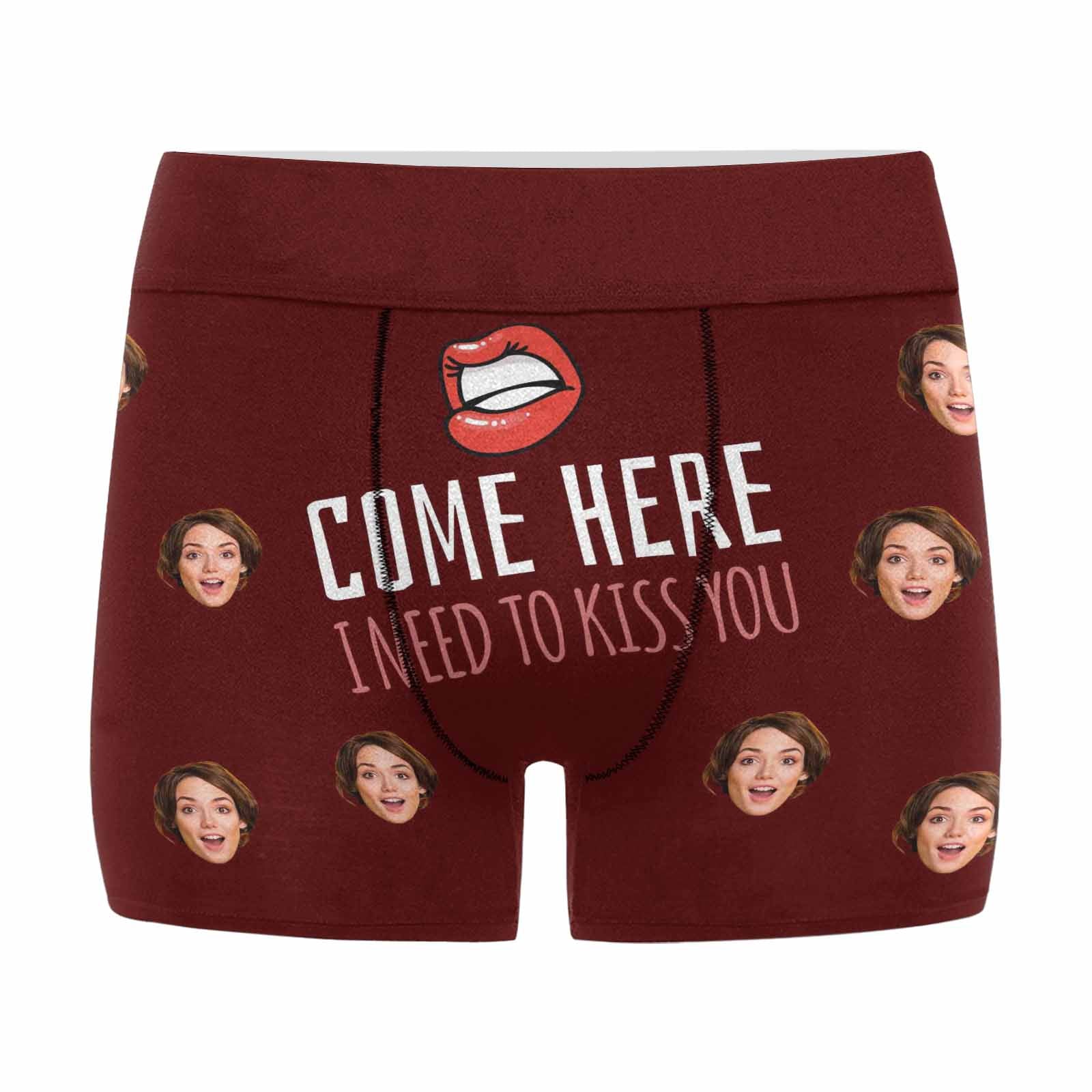 Custom Boxers for Men with Face on Novelty Boxer Briefs Personalized B –  Zenzzle
