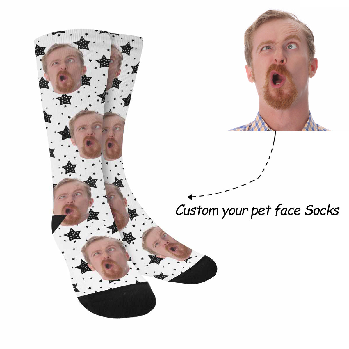 Personalized Face Socks 